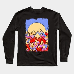 Vibrant winter land Long Sleeve T-Shirt